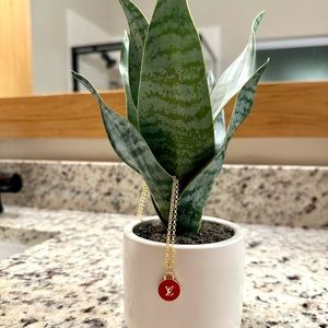 LV Zipper Pull Necklace